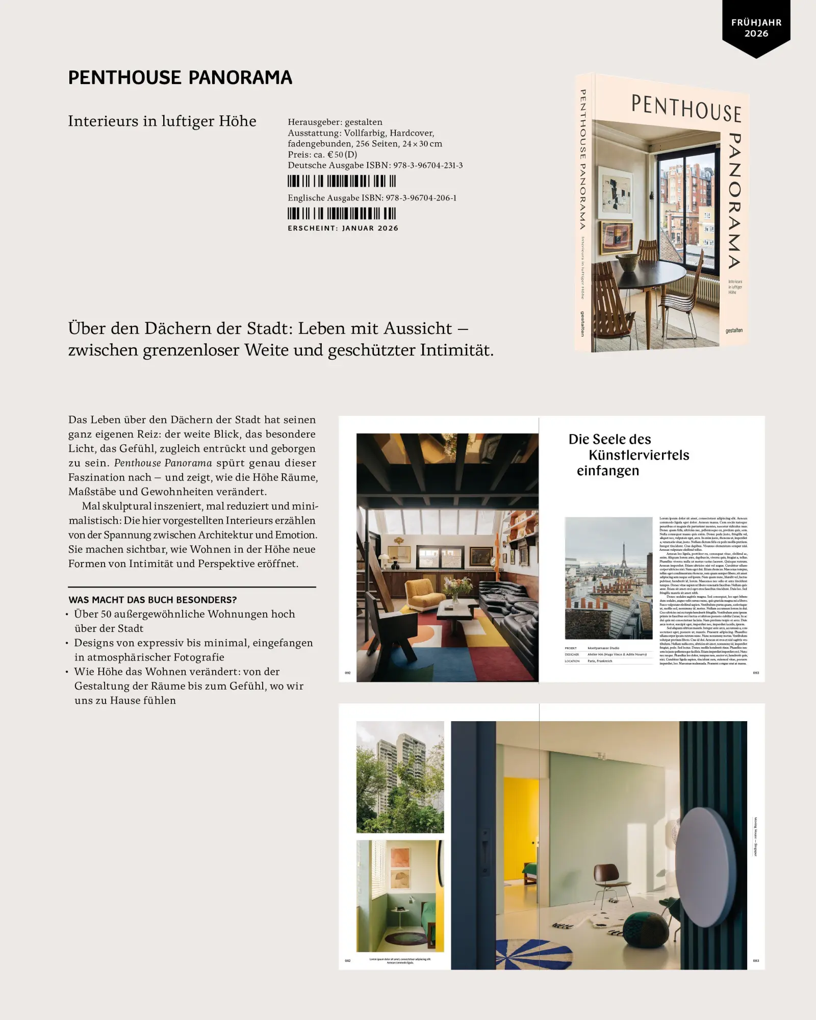 Bild: 9783967042313 | Penthouse Panorama | Interieurs in luftiger Höhe | Gestalten (u. a.)