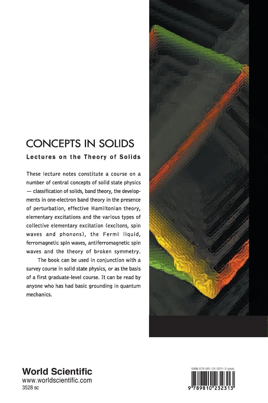 Rückseite: 9789810232313 | CONCEPTS IN SOLIDS | P W Anderson | Taschenbuch | Englisch | 1997