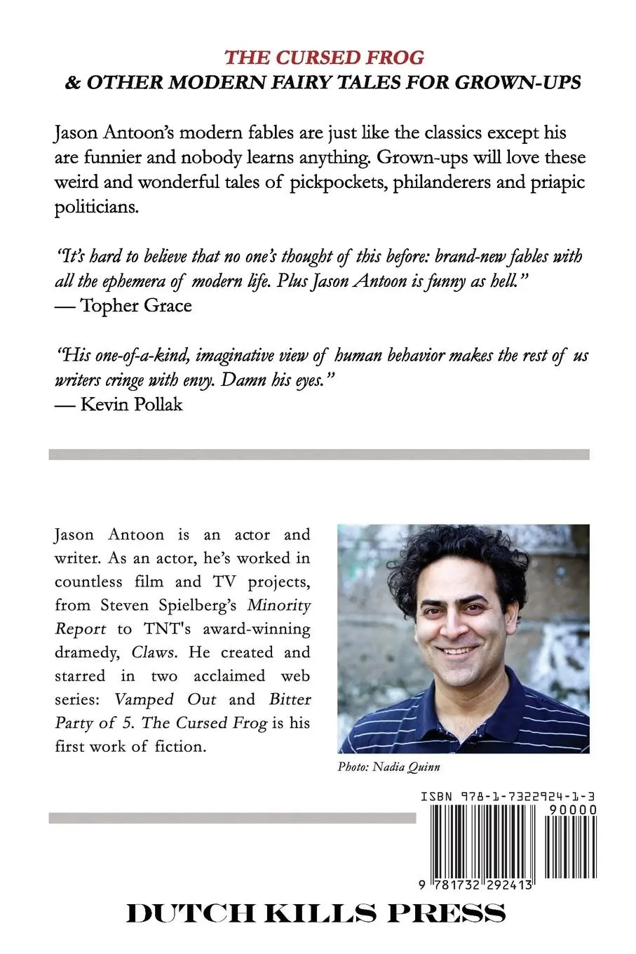 Rückseite: 9781732292413 | The Cursed Frog | &amp; Other Modern Fairy Tales For Grown-Ups | Antoon