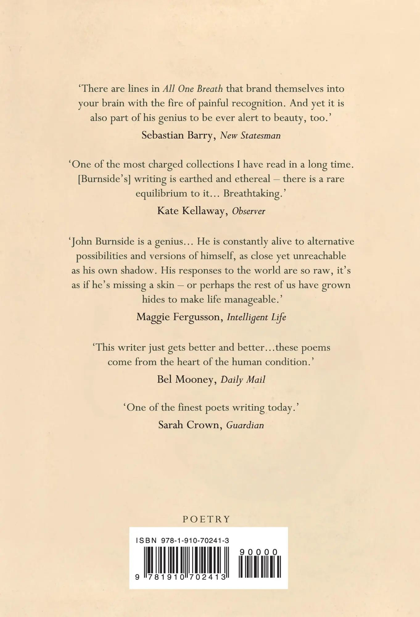 Rückseite: 9781910702413 | Still Life with Feeding Snake | John Burnside | Taschenbuch | Englisch