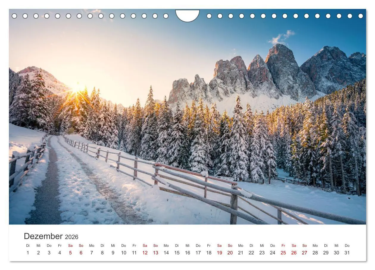Bild: 9783457562413 | Dolomiten - Die wunderschönen Südalpen in Italien. (Wandkalender...