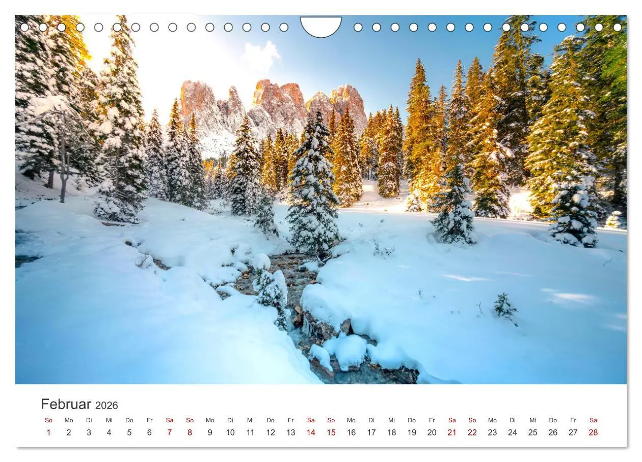 Bild: 9783457562413 | Dolomiten - Die wunderschönen Südalpen in Italien. (Wandkalender...