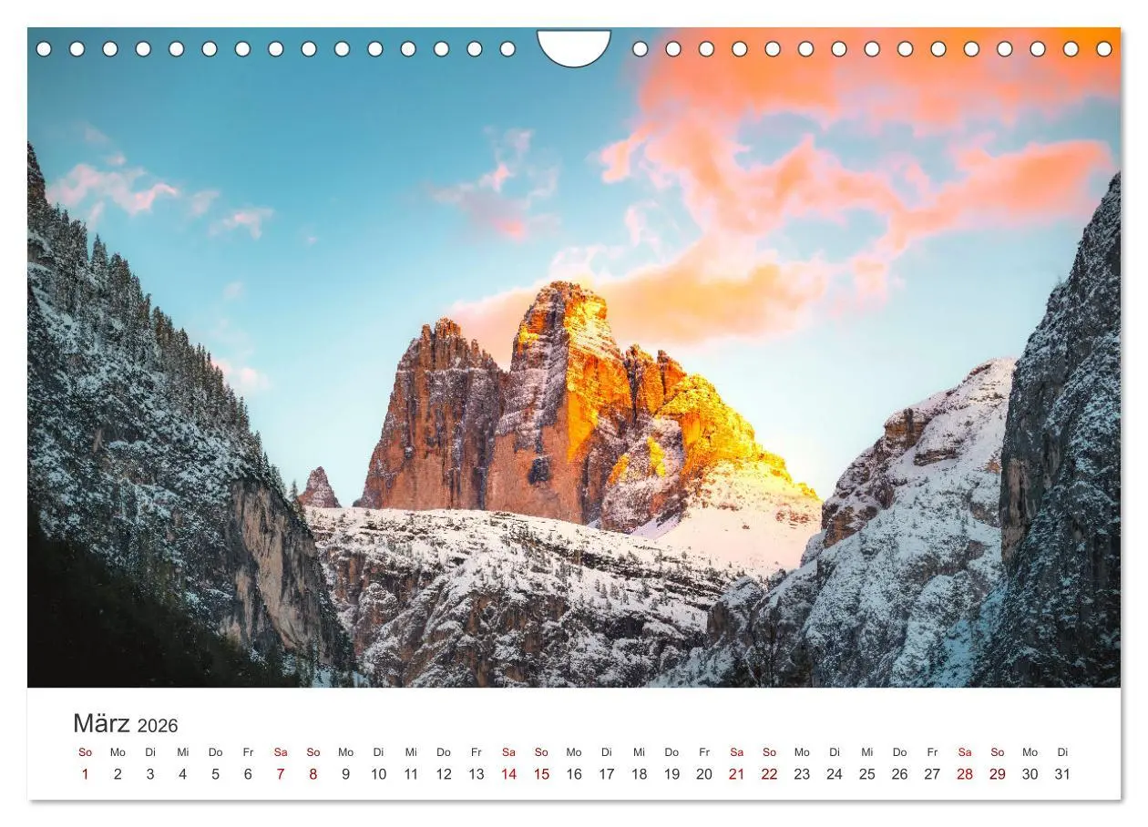 Bild: 9783457562413 | Dolomiten - Die wunderschönen Südalpen in Italien. (Wandkalender...
