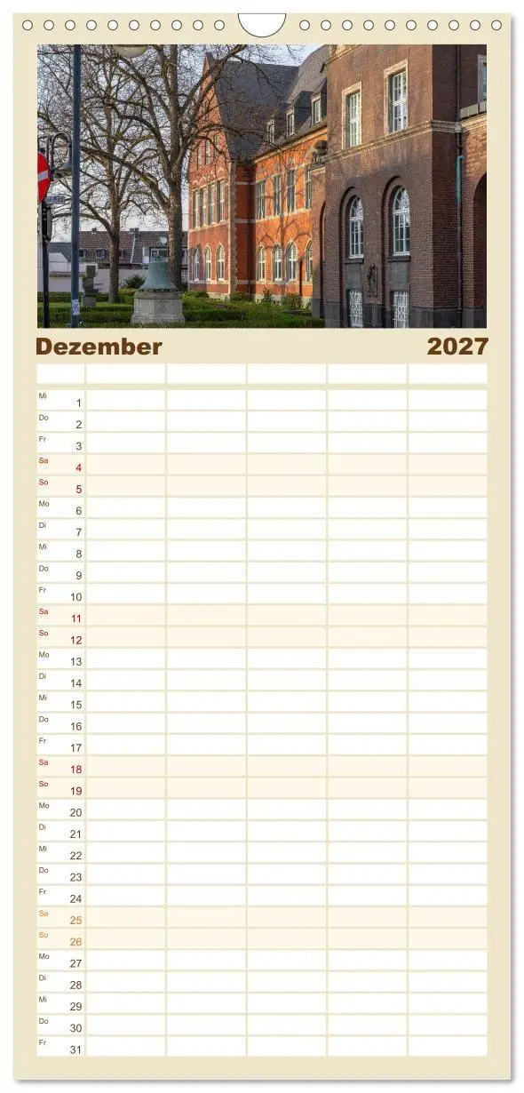 Bild: 9783594322413 | Familienplaner 2027 - Bottroper Stadtansichten mit 5 Spalten...