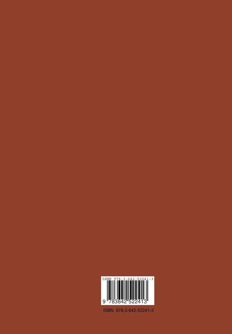 Rückseite: 9783642522413 | Original Scientific Papers / Wissenschaftliche Originalarbeiten | Buch