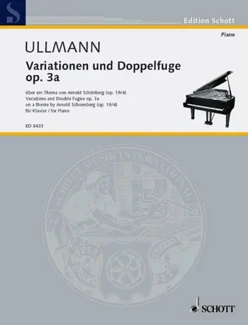 Cover: 9790001112413 | Variations and Double Fugue op. 3a | Viktor Ullmann | Buch | 2004