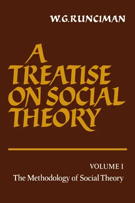 Cover: 9780521272513 | A Treatise on Social Theory | W. G. Runciman (u. a.) | Taschenbuch