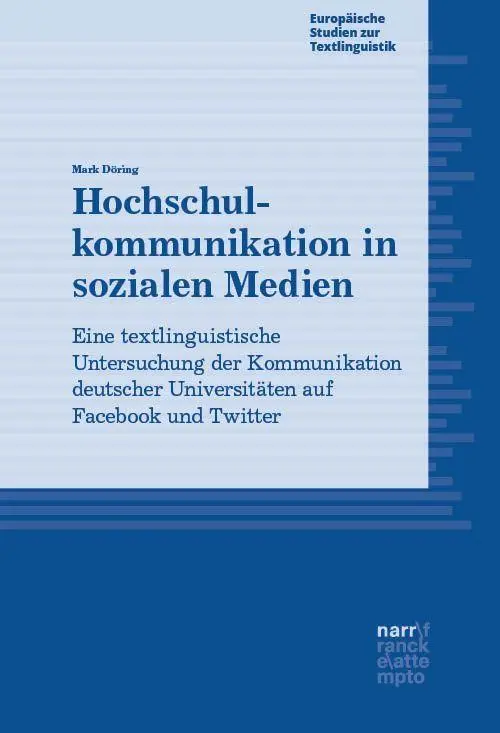 Hochschulkommunikation in sozialen Medien
