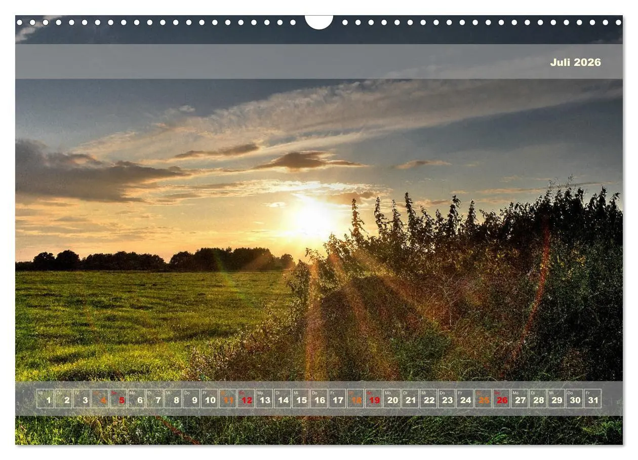 Bild: 9783457482513 | Licht im Land (Wandkalender 2026 DIN A3 quer), CALVENDO Monatskalender