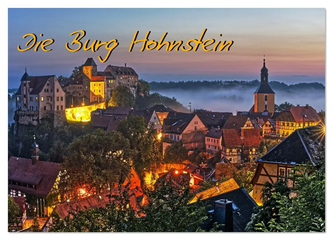 Cover: 9783457622513 | Die Burg Hohnstein im Licht der vier Jahreszeiten (Wandkalender...