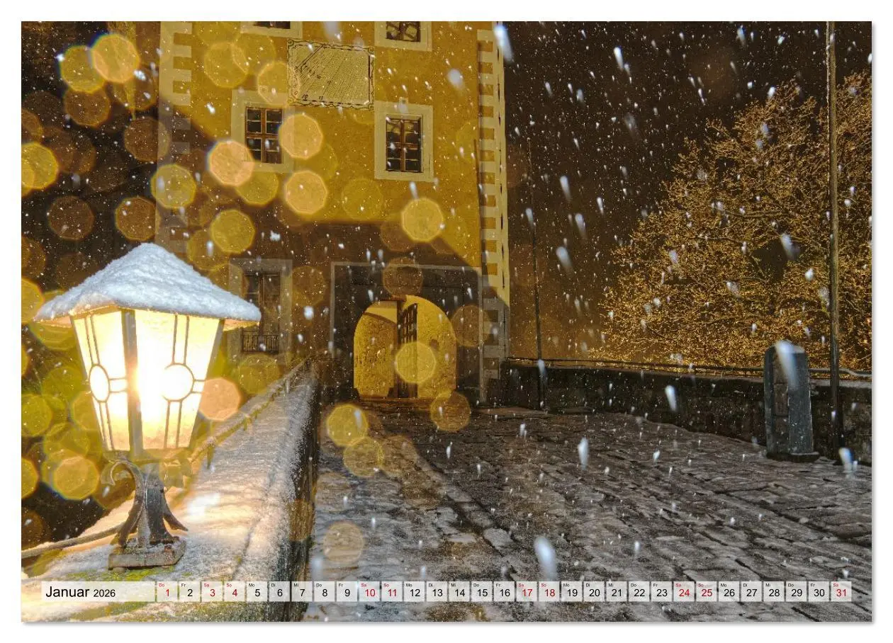 Bild: 9783457622513 | Die Burg Hohnstein im Licht der vier Jahreszeiten (Wandkalender...