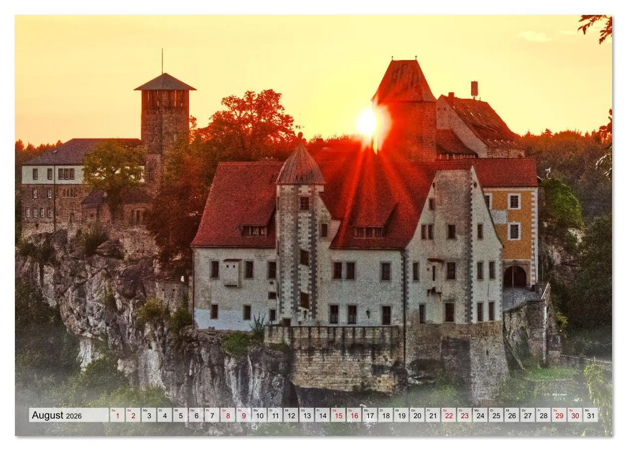 Bild: 9783457622513 | Die Burg Hohnstein im Licht der vier Jahreszeiten (Wandkalender...