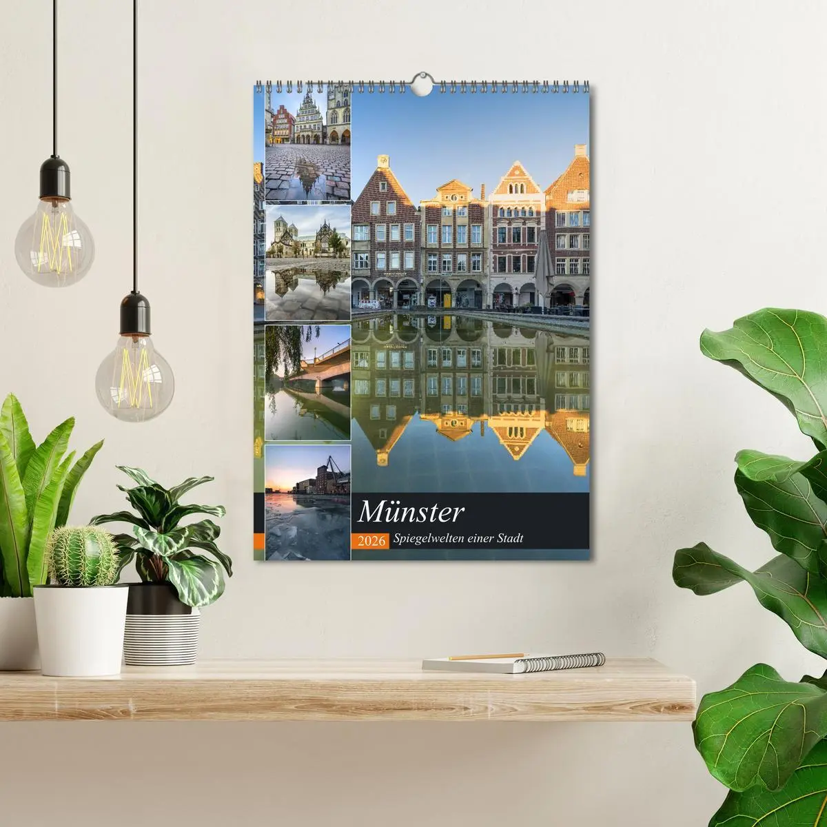 Bild: 9783516402513 | Münster - Spiegelwelten einer Stadt (Wandkalender 2026 DIN A3...