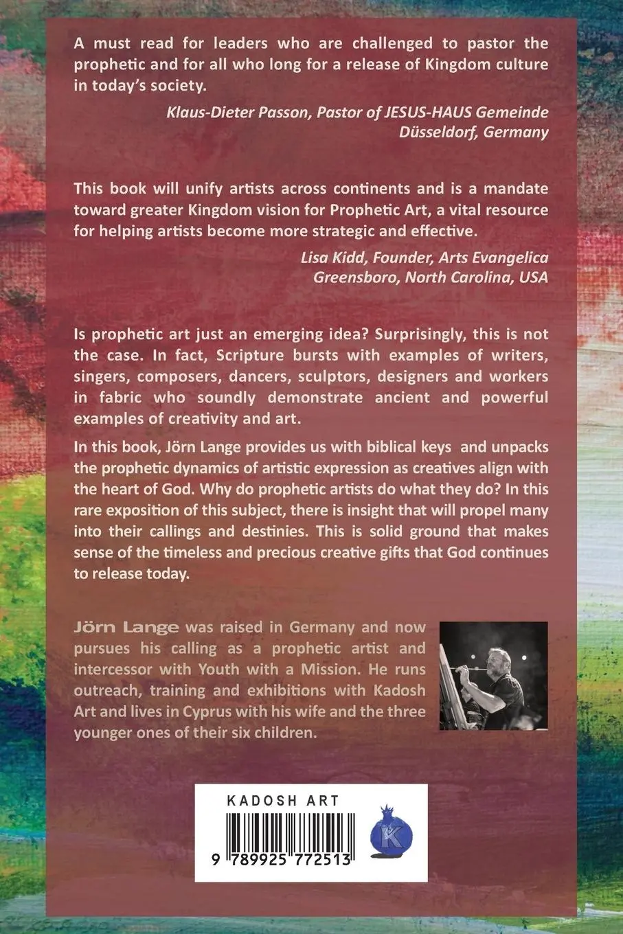 Rückseite: 9789925772513 | Biblical Foundations of Prophetic Art | Jörn Lange | Taschenbuch