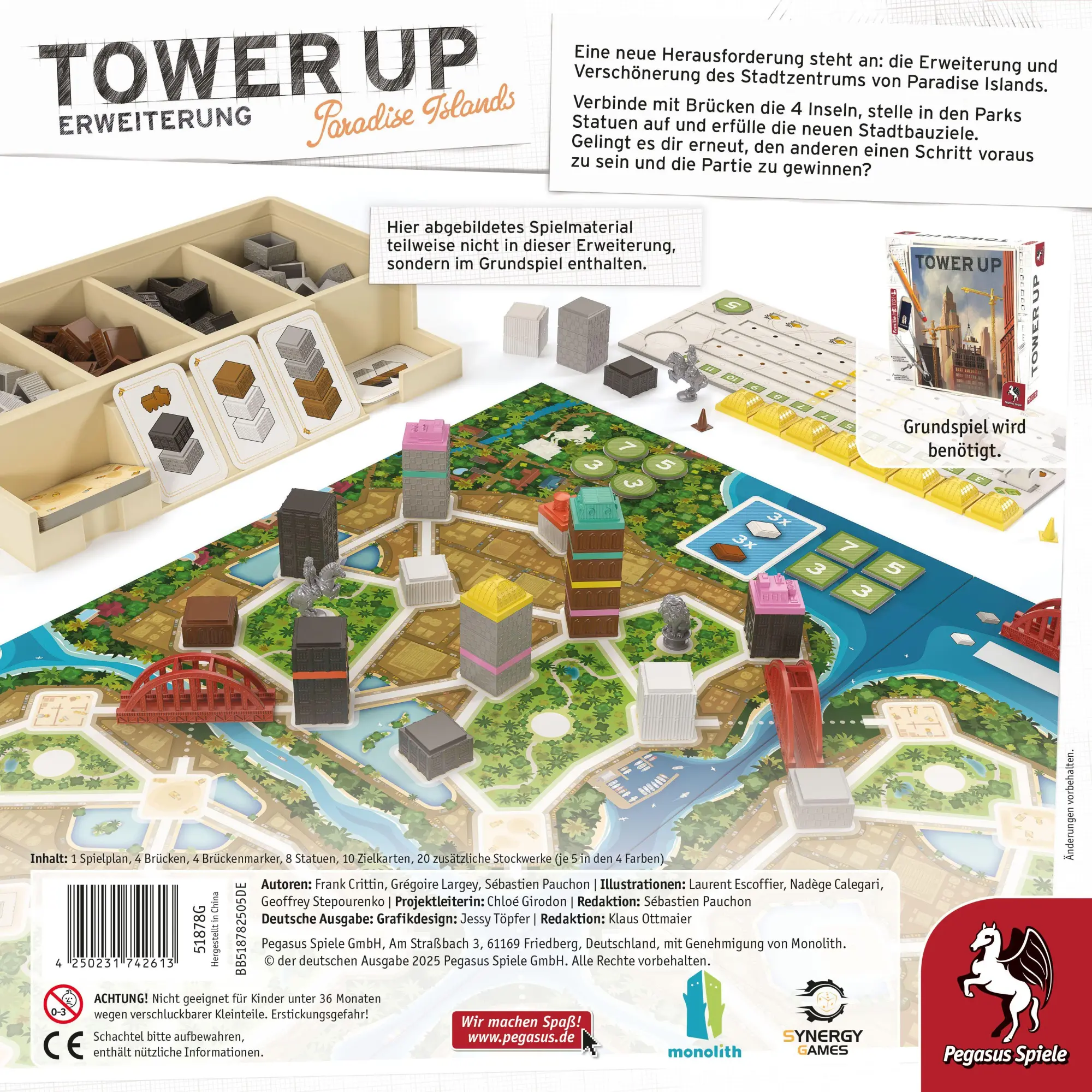 Bild: 4250231742613 | Tower Up: Paradise Islands [Erweiterung] | Spiel | 51878G | Deutsch
