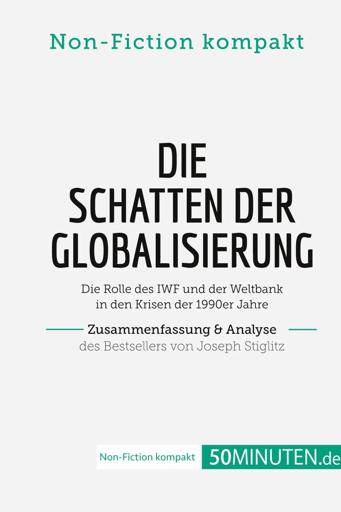 Cover: 9782808022613 | Die Schatten der Globalisierung. Zusammenfassung &amp; Analyse des...