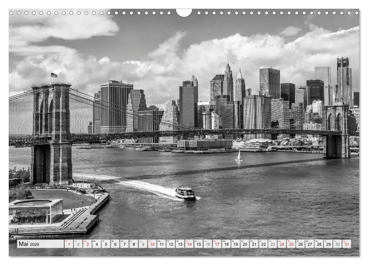 Bild: 9783516182613 | BROOKLYN BRIDGE Das Wahrzeichen von New York City (Wandkalender...