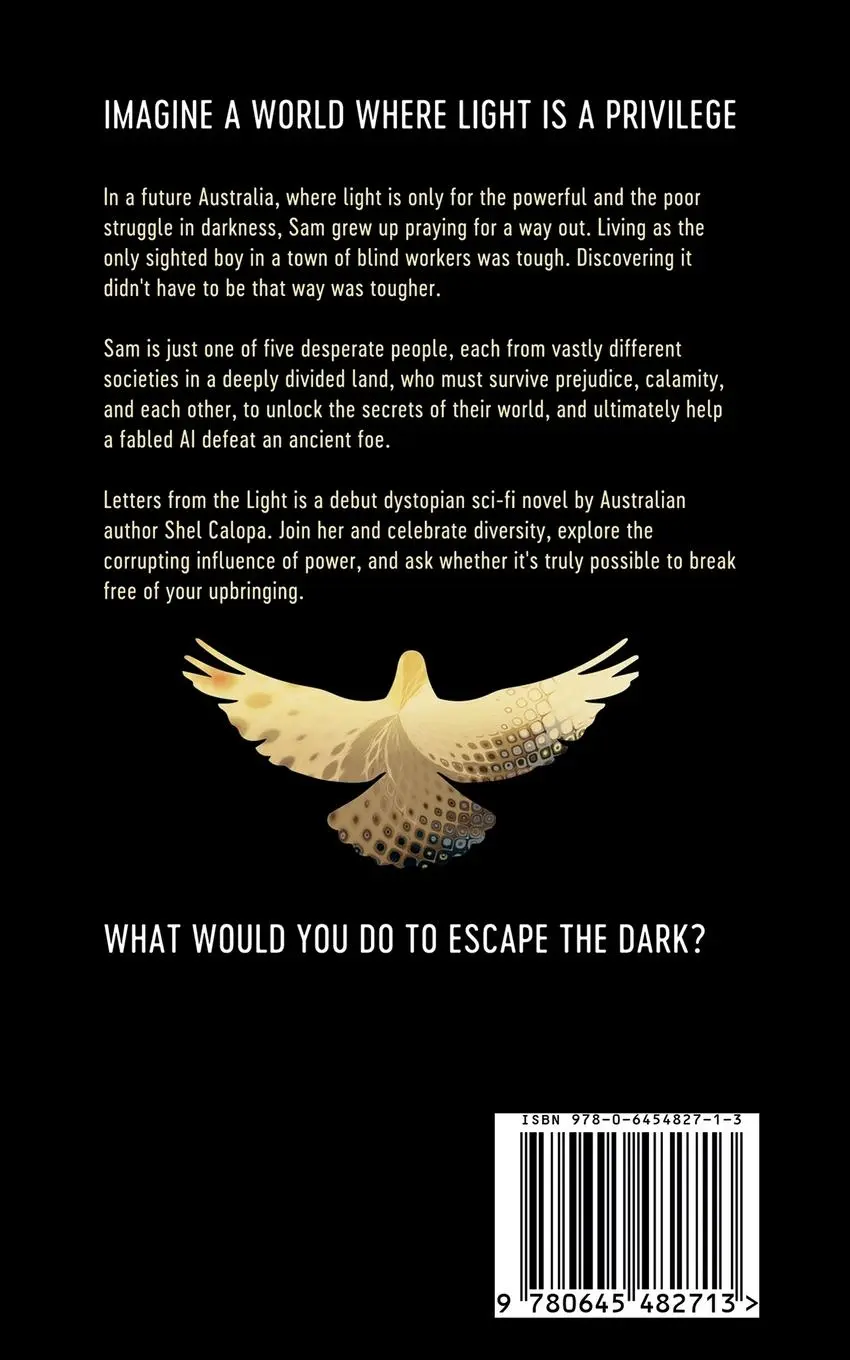 Rückseite: 9780645482713 | Letters from The Light | Shel Calopa | Taschenbuch | Englisch | 2019