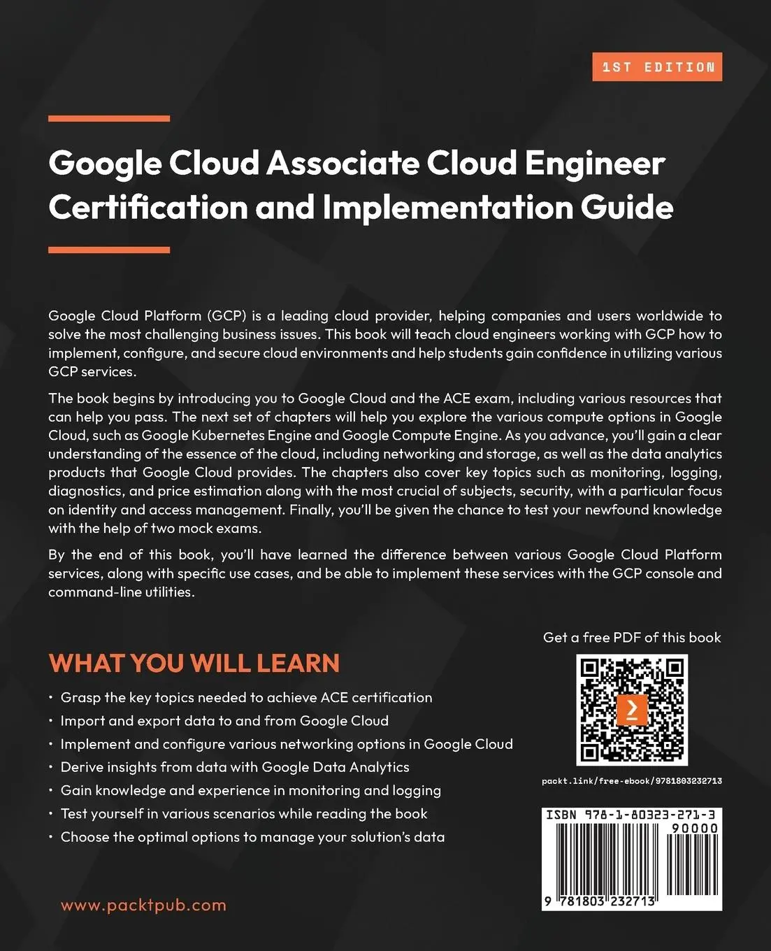 Rückseite: 9781803232713 | Google Cloud Associate Cloud Engineer Certification and...