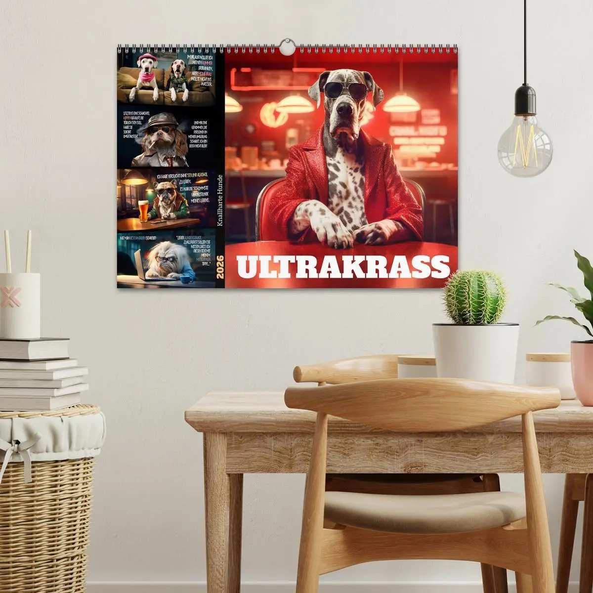 Bild: 9783457462713 | ULTRAKRASS Knallharte Hunde (Wandkalender 2026 DIN A3 quer),...