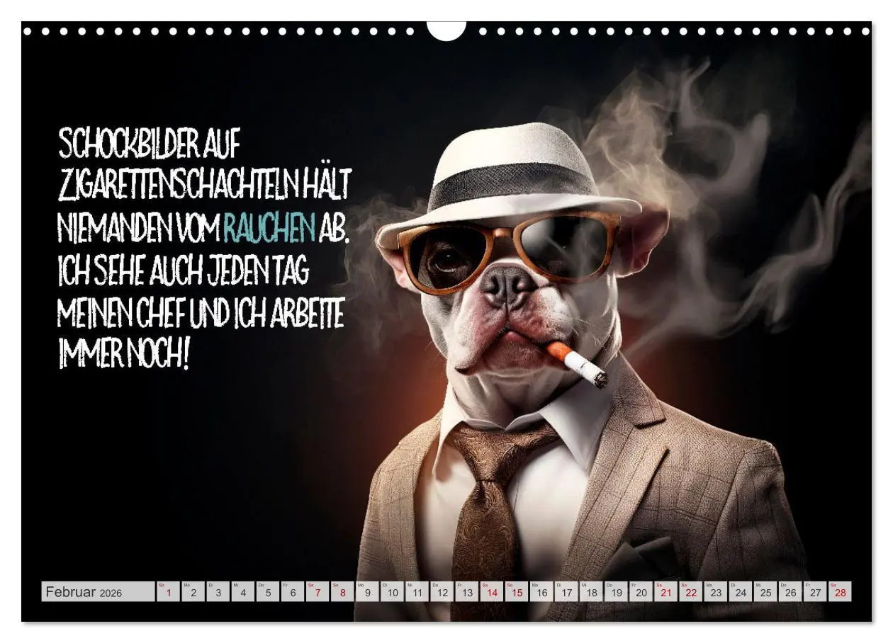Bild: 9783457462713 | ULTRAKRASS Knallharte Hunde (Wandkalender 2026 DIN A3 quer),...