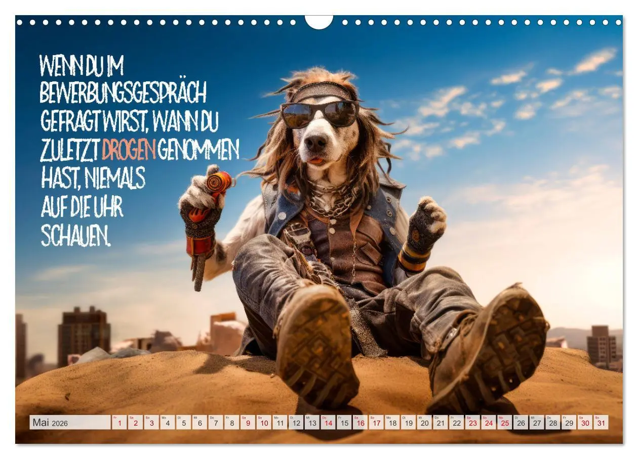 Bild: 9783457462713 | ULTRAKRASS Knallharte Hunde (Wandkalender 2026 DIN A3 quer),...