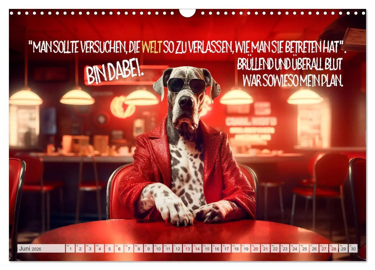 Bild: 9783457462713 | ULTRAKRASS Knallharte Hunde (Wandkalender 2026 DIN A3 quer),...