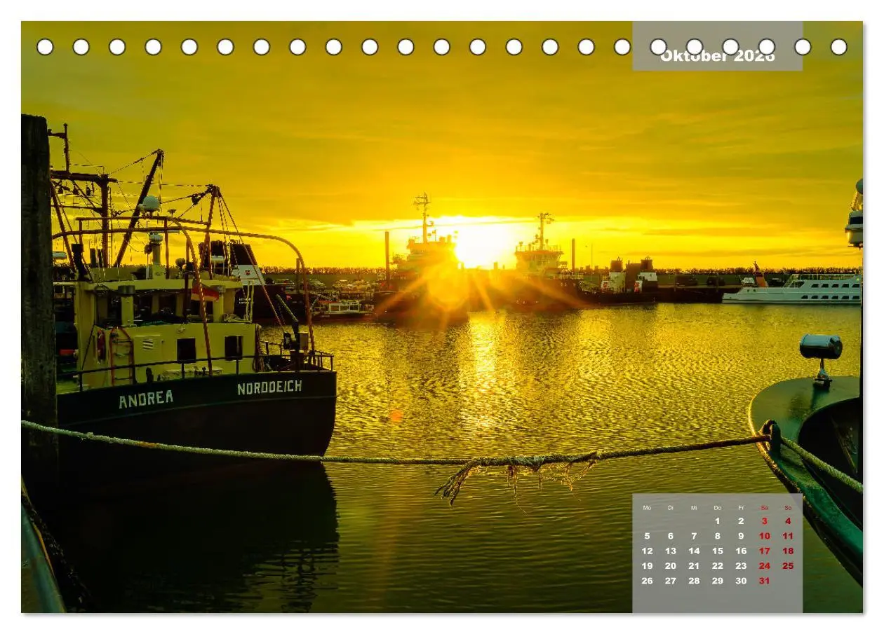 Bild: 9783457532713 | Das ist Ostfriesland (Tischkalender 2026 DIN A5 quer), CALVENDO...