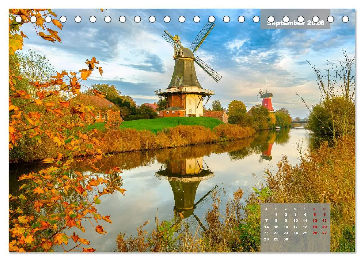 Bild: 9783457532713 | Das ist Ostfriesland (Tischkalender 2026 DIN A5 quer), CALVENDO...