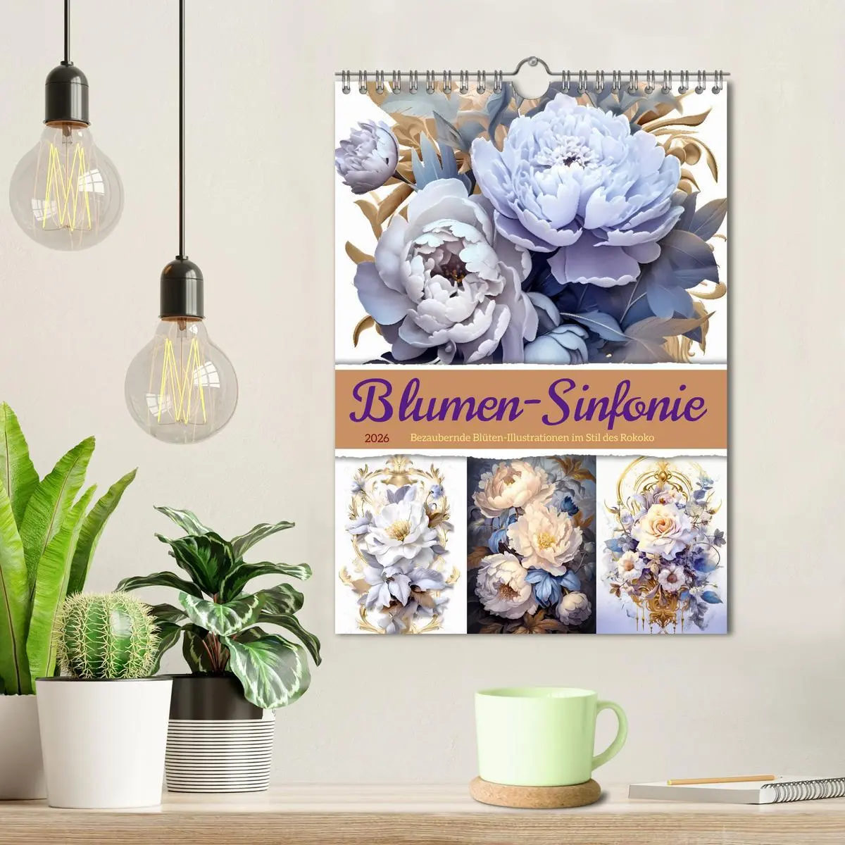 Bild: 9783516312713 | Blumen-Sinfonie (Wandkalender 2026 DIN A4 hoch), CALVENDO...