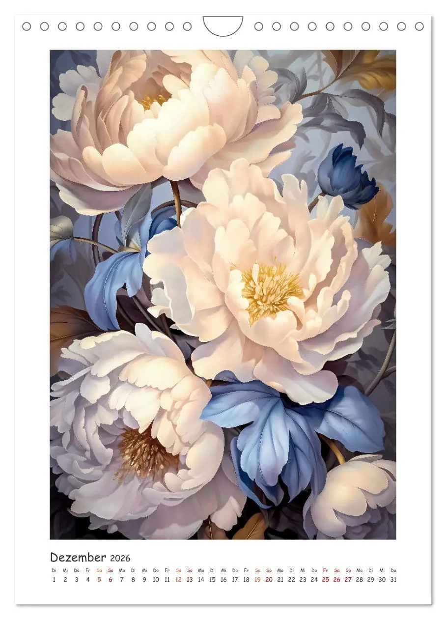 Bild: 9783516312713 | Blumen-Sinfonie (Wandkalender 2026 DIN A4 hoch), CALVENDO...