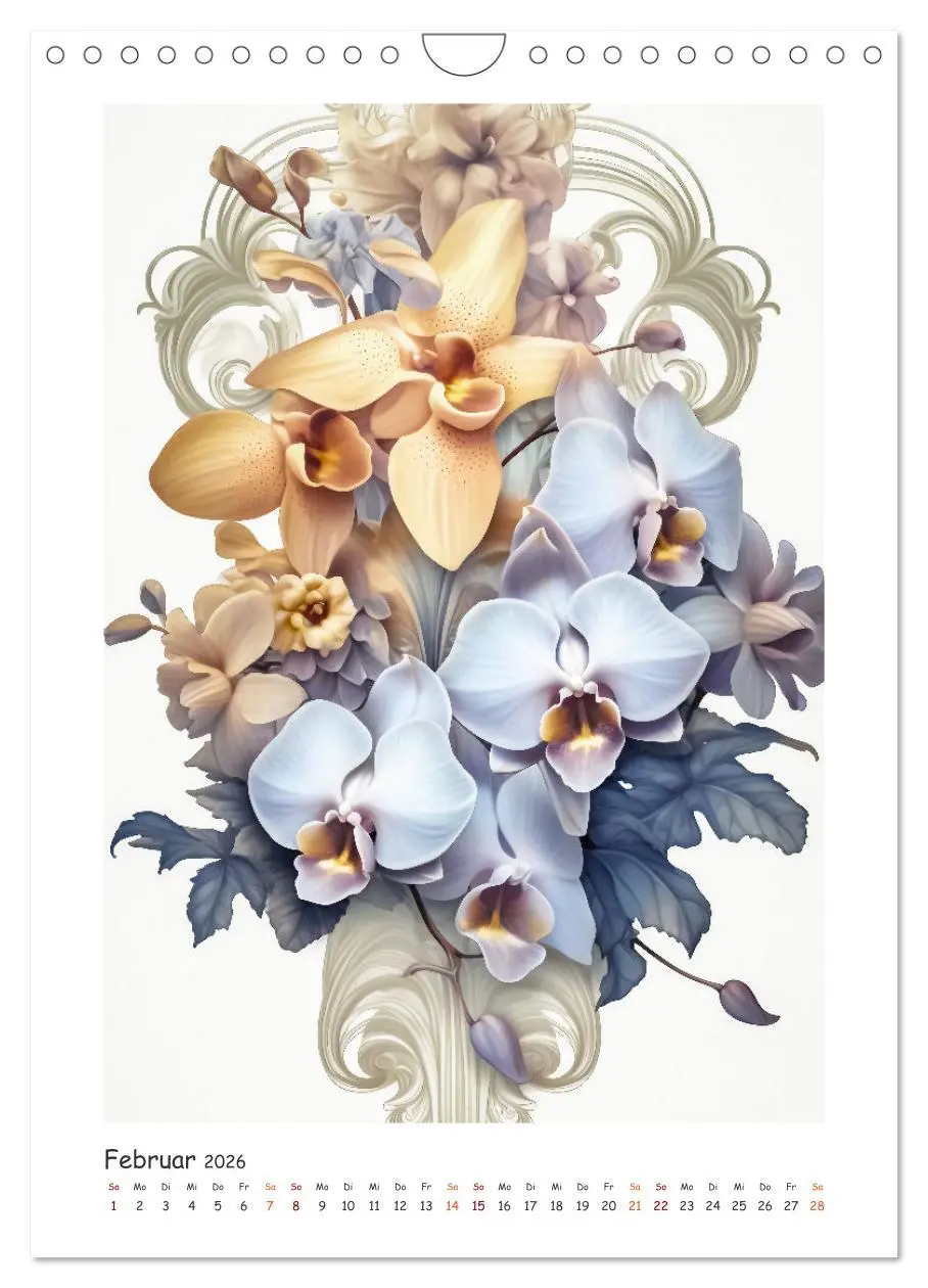 Bild: 9783516312713 | Blumen-Sinfonie (Wandkalender 2026 DIN A4 hoch), CALVENDO...
