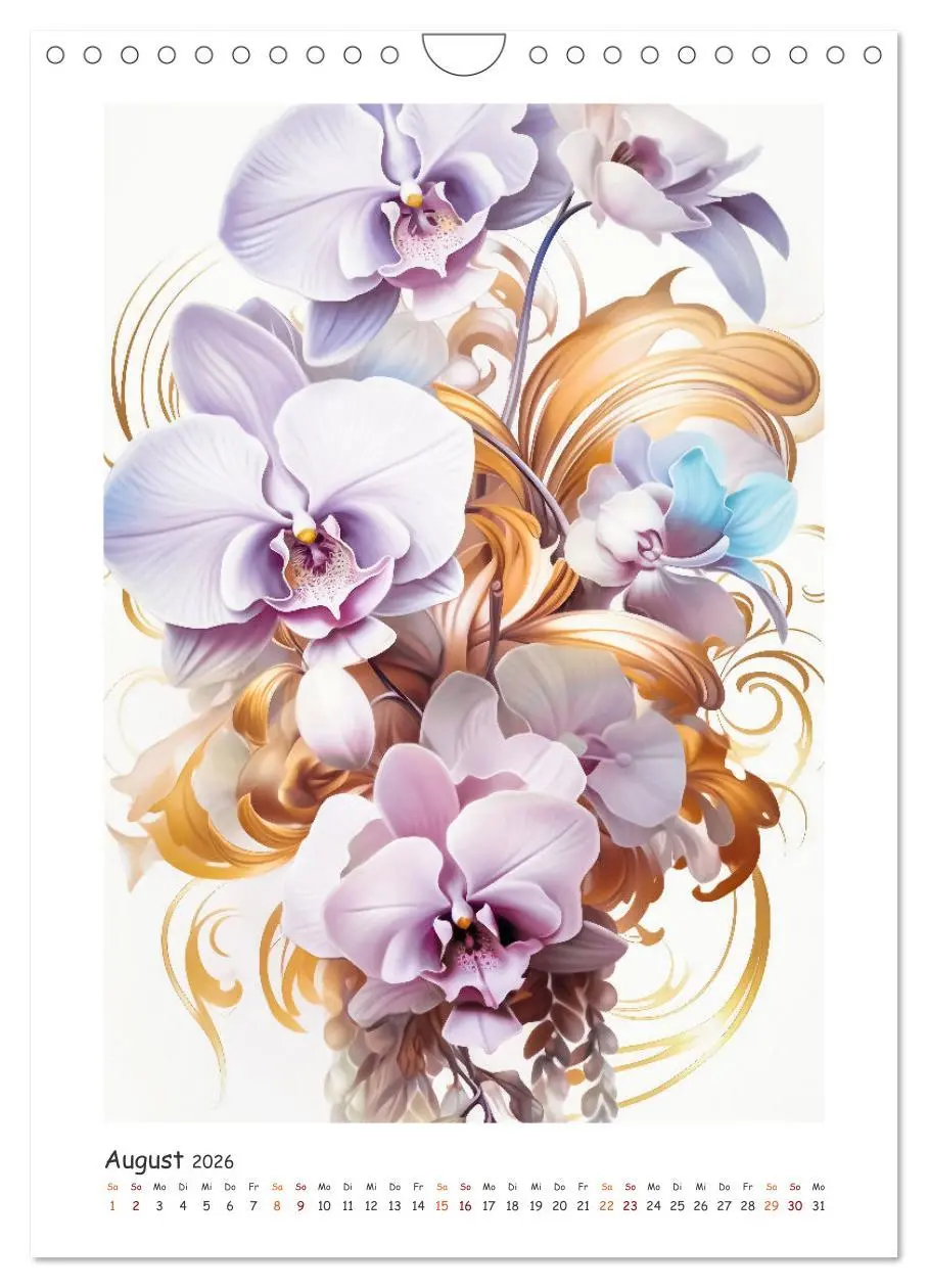 Bild: 9783516312713 | Blumen-Sinfonie (Wandkalender 2026 DIN A4 hoch), CALVENDO...