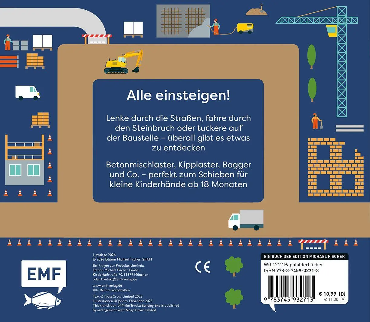 Bild: 9783745932713 | Tut, Tut! - Mein Schiebebuch: Lass uns Bagger fahren! | Dryander