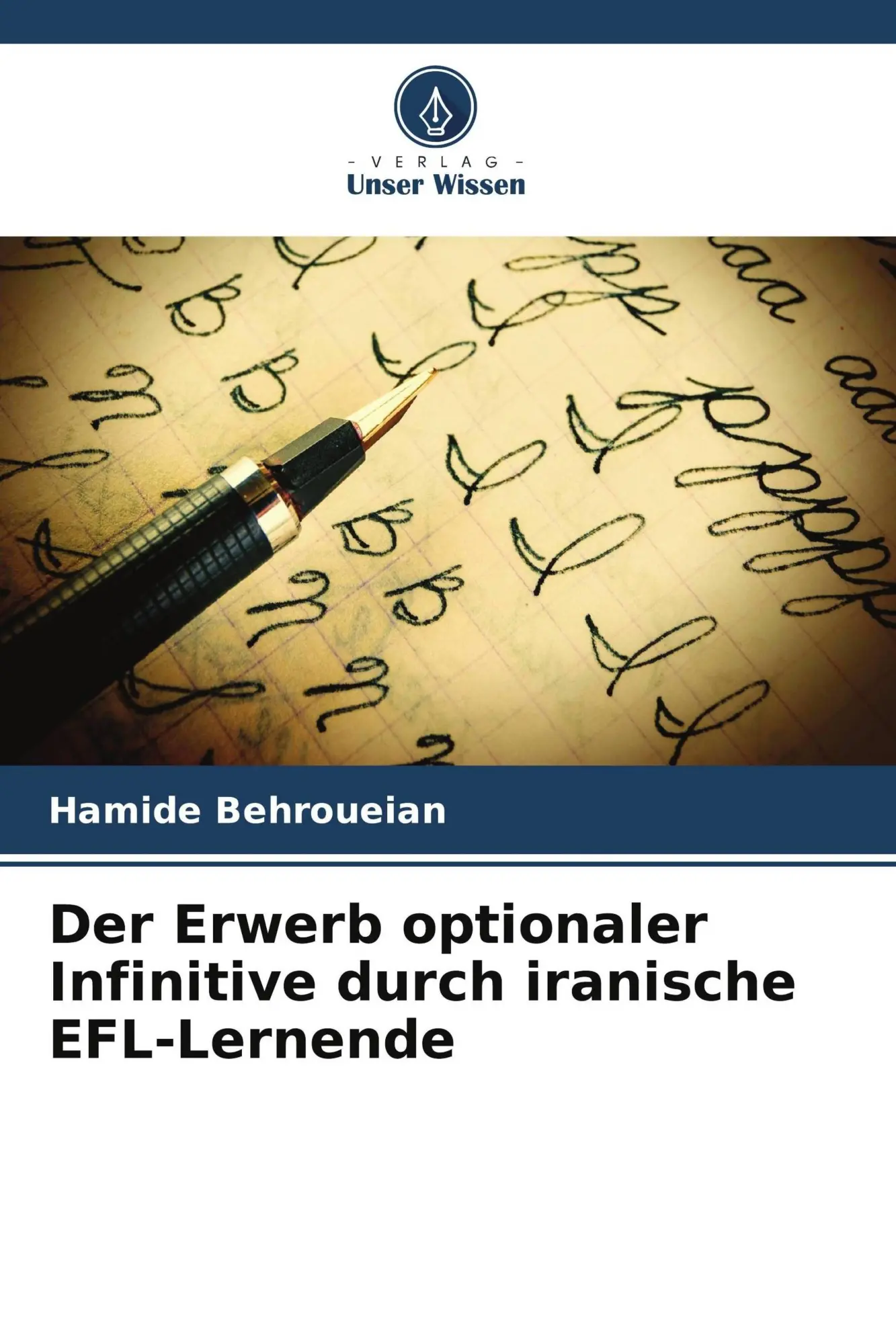 Cover: 9786630312713 | Der Erwerb optionaler Infinitive durch iranische EFL-Lernende | Buch