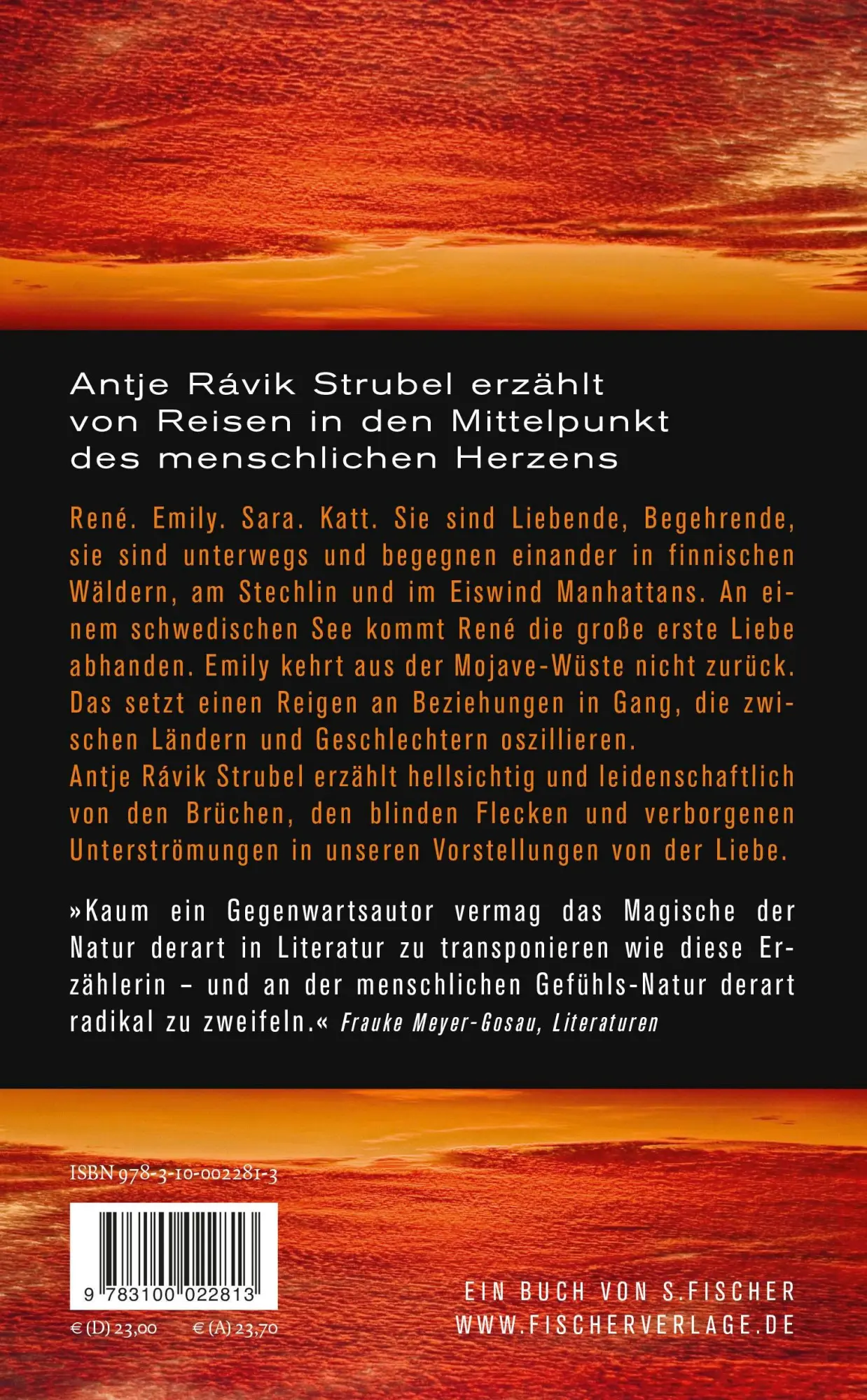 Rückseite: 9783100022813 | In den Wäldern des menschlichen Herzens | Episodenroman | Strubel