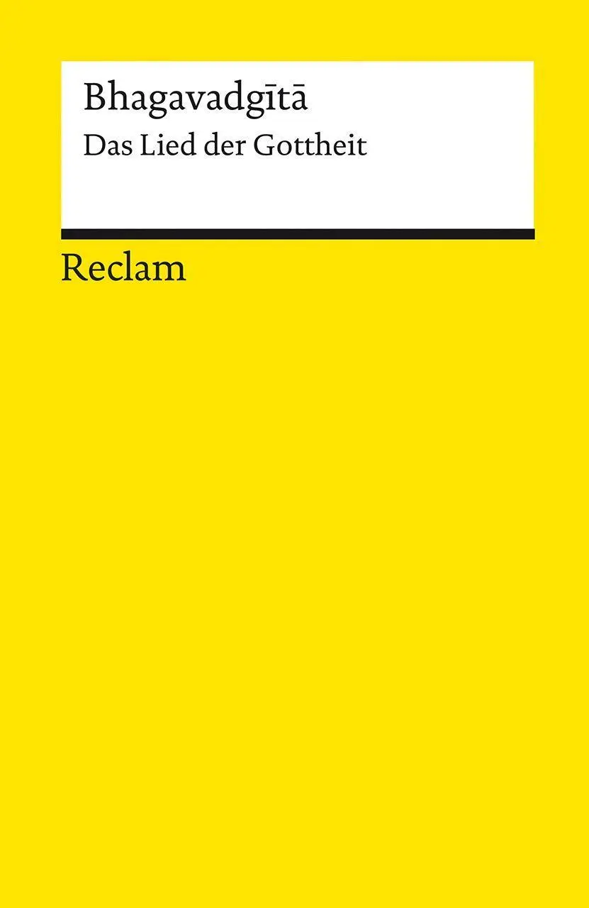 Cover: 9783150142813 | Bhagavadgita. Das Lied der Gottheit | Helmuth Von Glasenapp | Buch