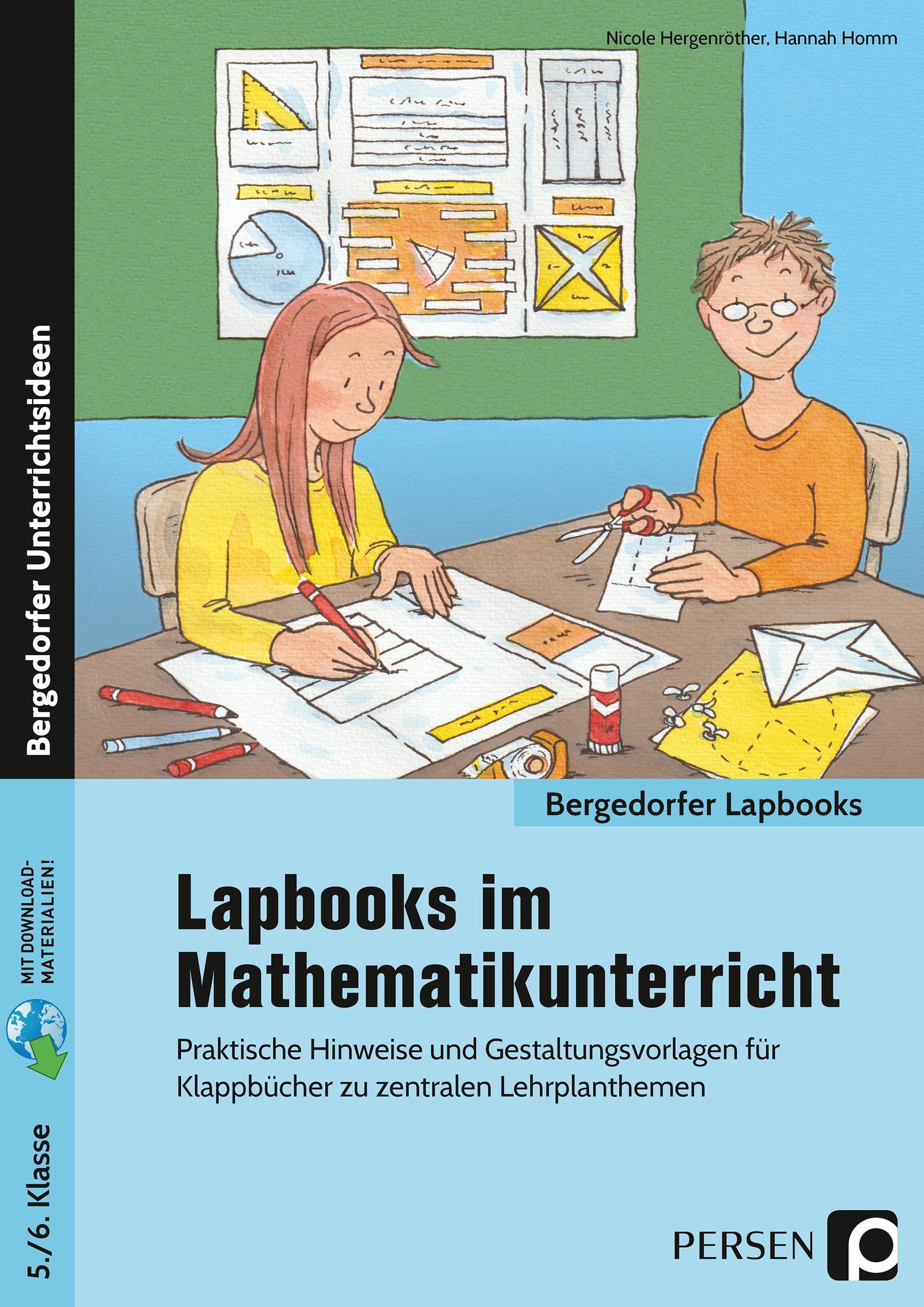 Cover: 9783403202813 | Lapbooks im Mathematikunterricht - 5./6. Klasse | Hergenröther (u. a.)