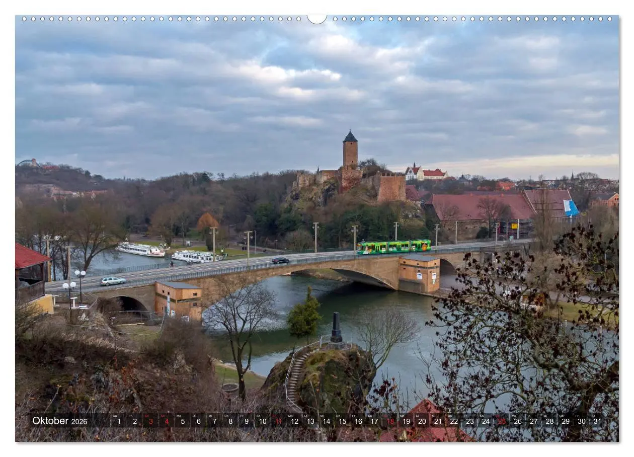 Bild: 9783457692813 | Unterwegs in Halle (hochwertiger Premium Wandkalender 2026 DIN A2...