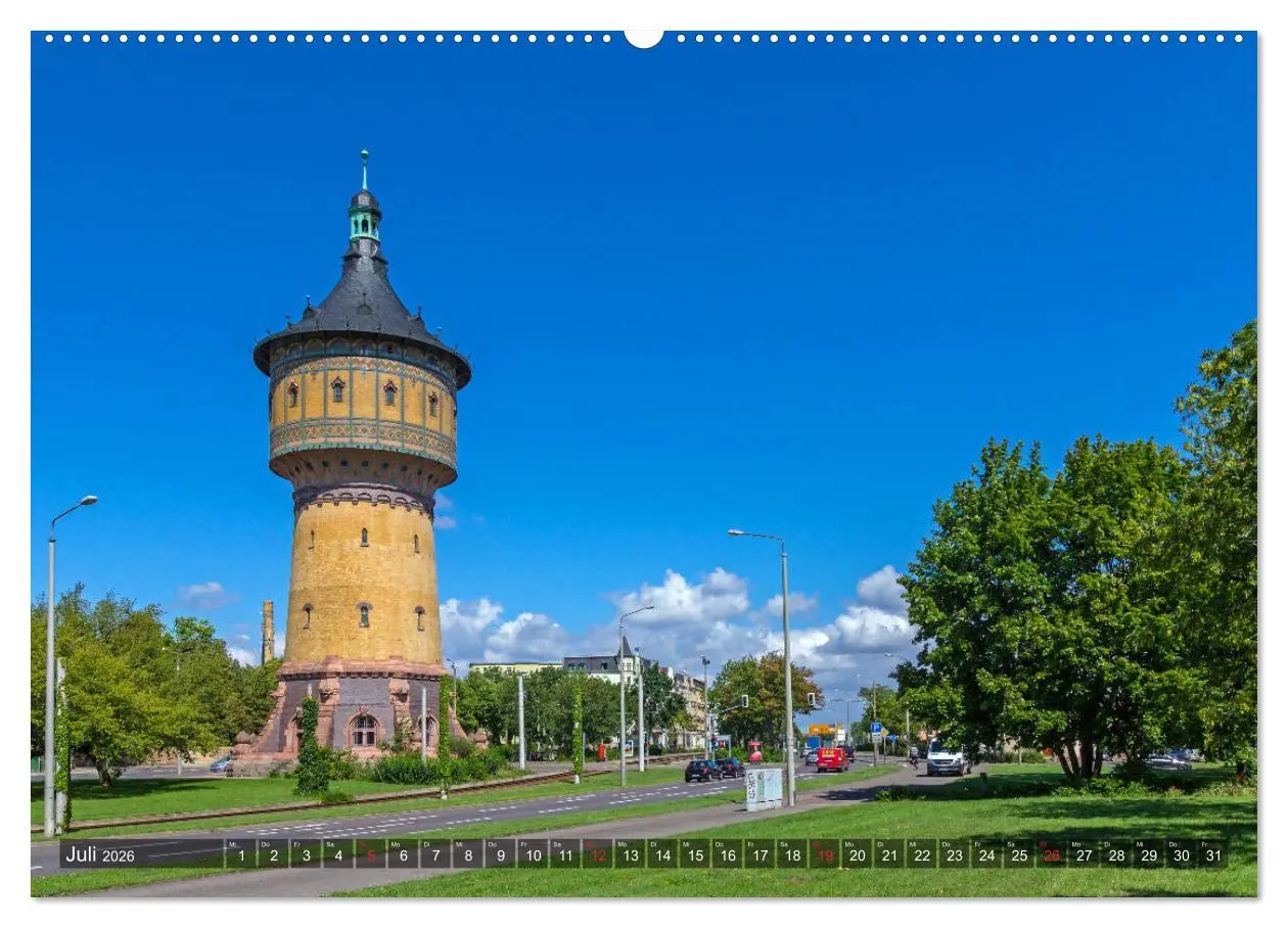 Bild: 9783457692813 | Unterwegs in Halle (hochwertiger Premium Wandkalender 2026 DIN A2...