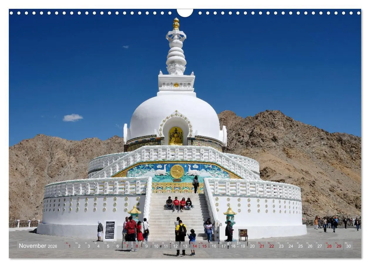 Bild: 9783457832813 | Tschörten, Architektur des Himalaya (Wandkalender 2026 DIN A3...