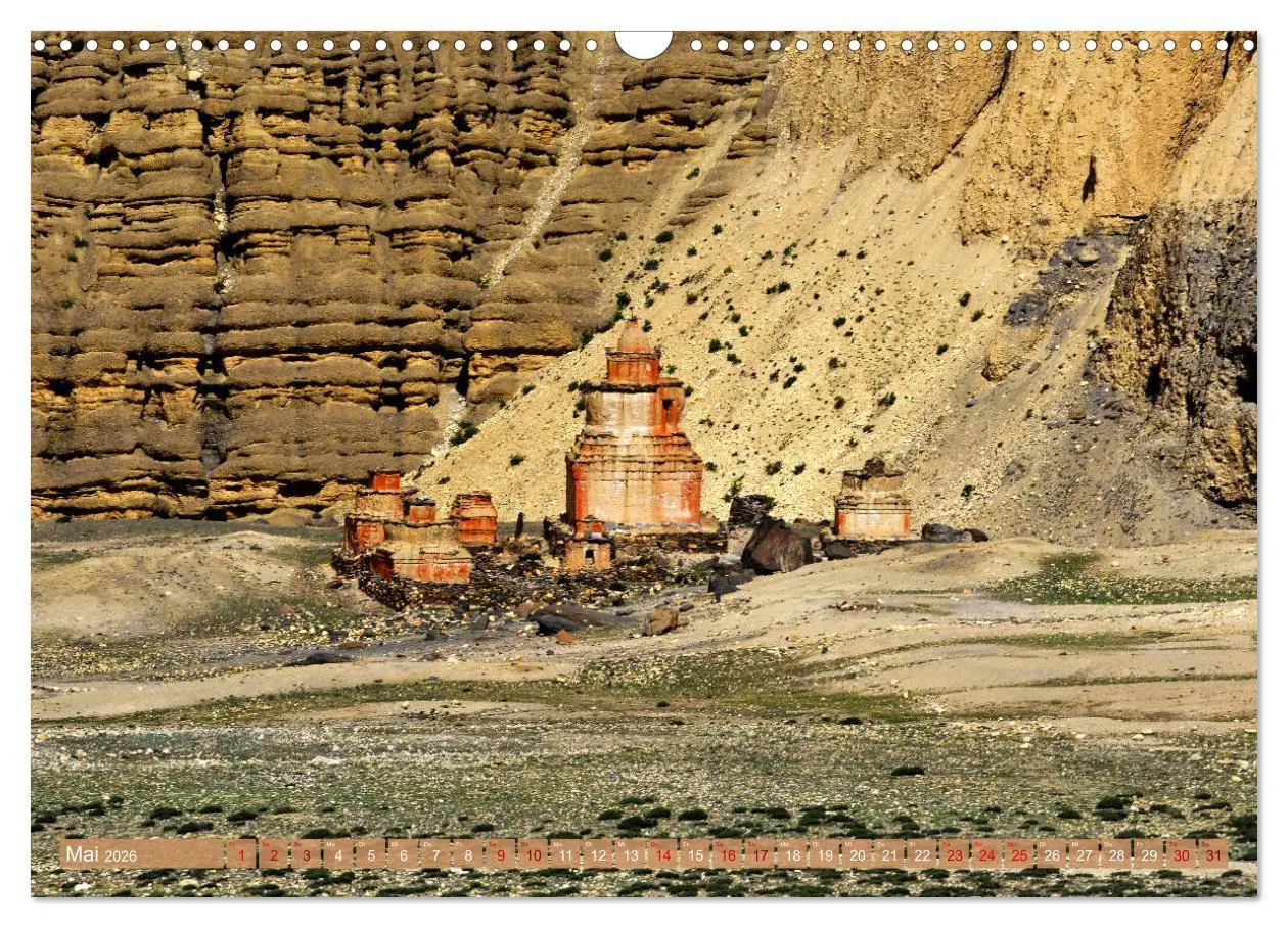 Bild: 9783457832813 | Tschörten, Architektur des Himalaya (Wandkalender 2026 DIN A3...