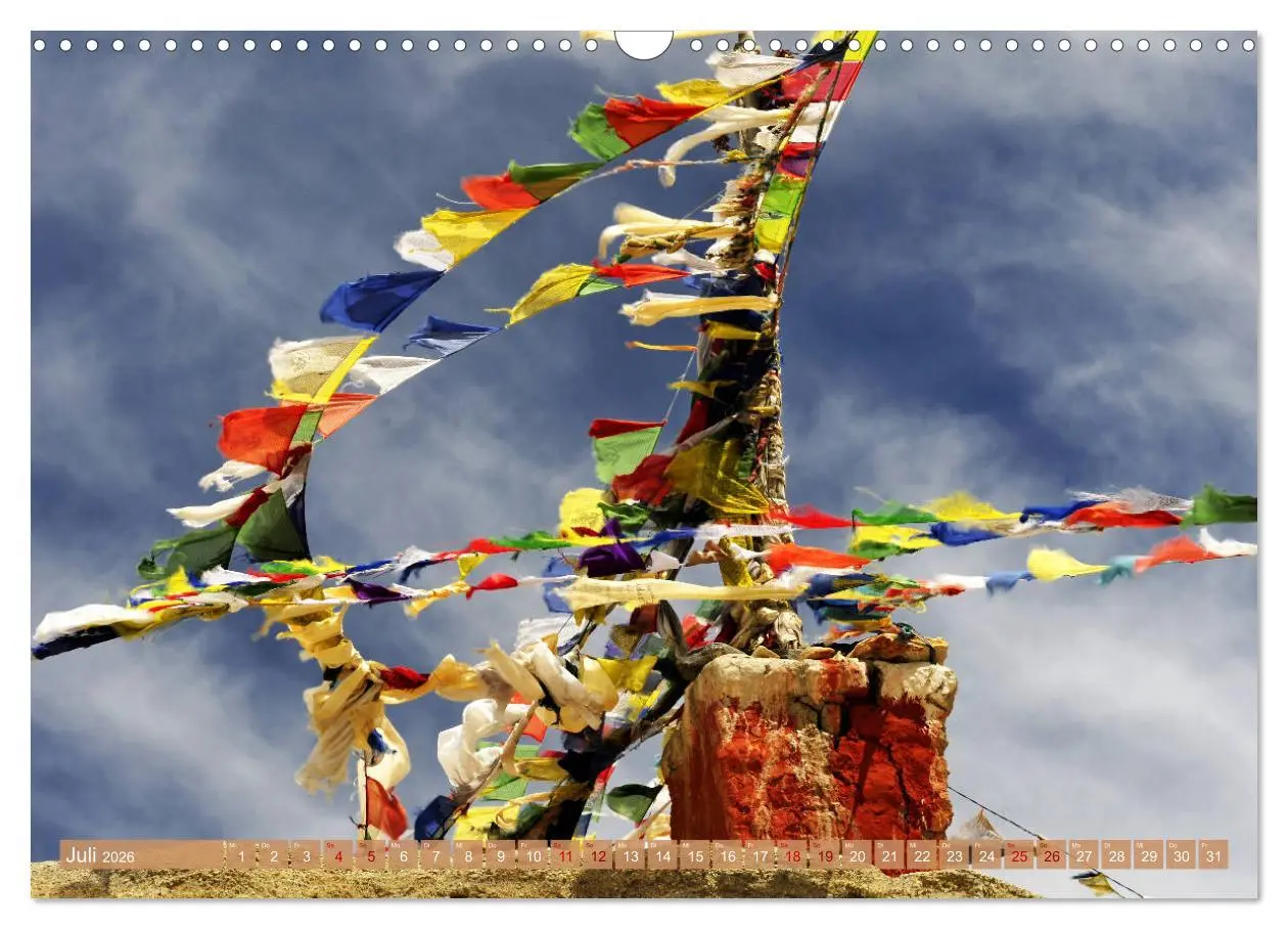 Bild: 9783457832813 | Tschörten, Architektur des Himalaya (Wandkalender 2026 DIN A3...