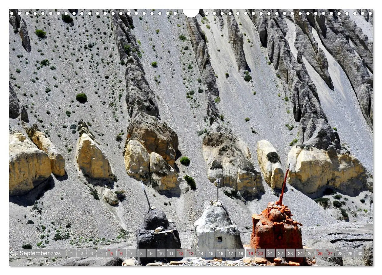 Bild: 9783457832813 | Tschörten, Architektur des Himalaya (Wandkalender 2026 DIN A3...