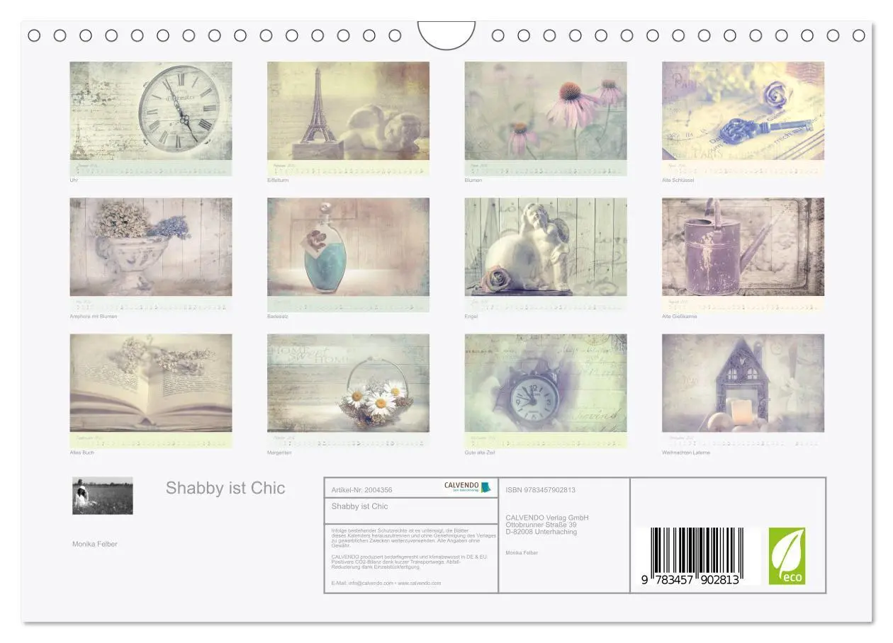 Bild: 9783457902813 | Shabby ist Chic (Wandkalender 2026 DIN A4 quer), CALVENDO...