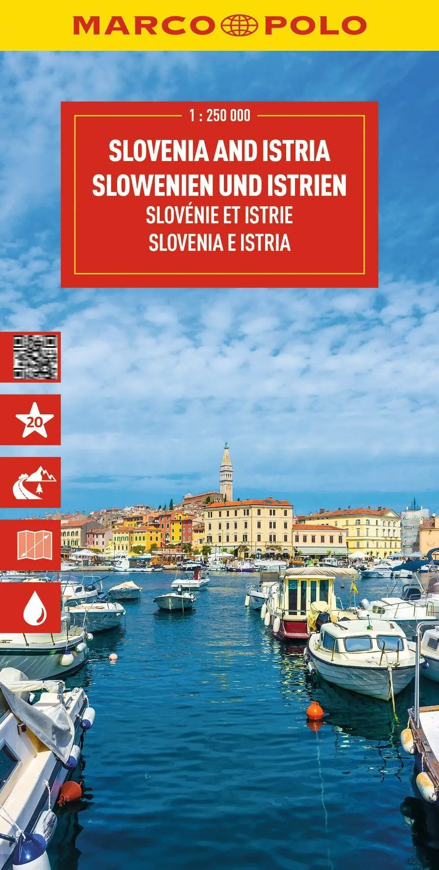 Cover: 9783575022813 | MARCO POLO Reisekarte Slowenien und Istrien 1:250.000 | (Land-)Karte