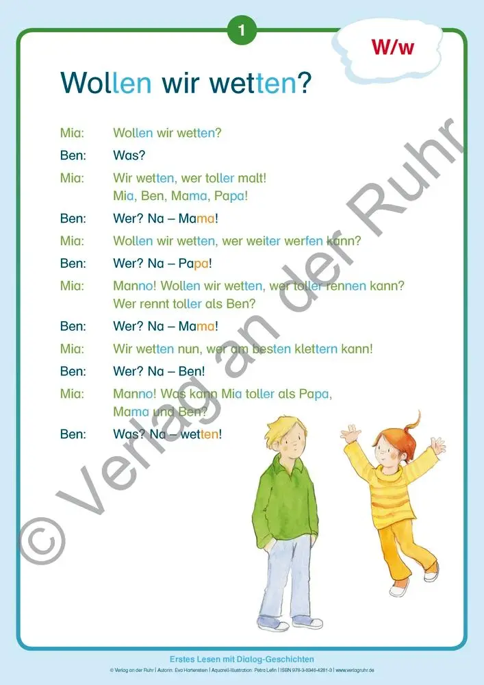 Bild: 9783834642813 | Erstes Lesen mit Dialog-Geschichten | Eva Hartenstein | Box | 50 S.