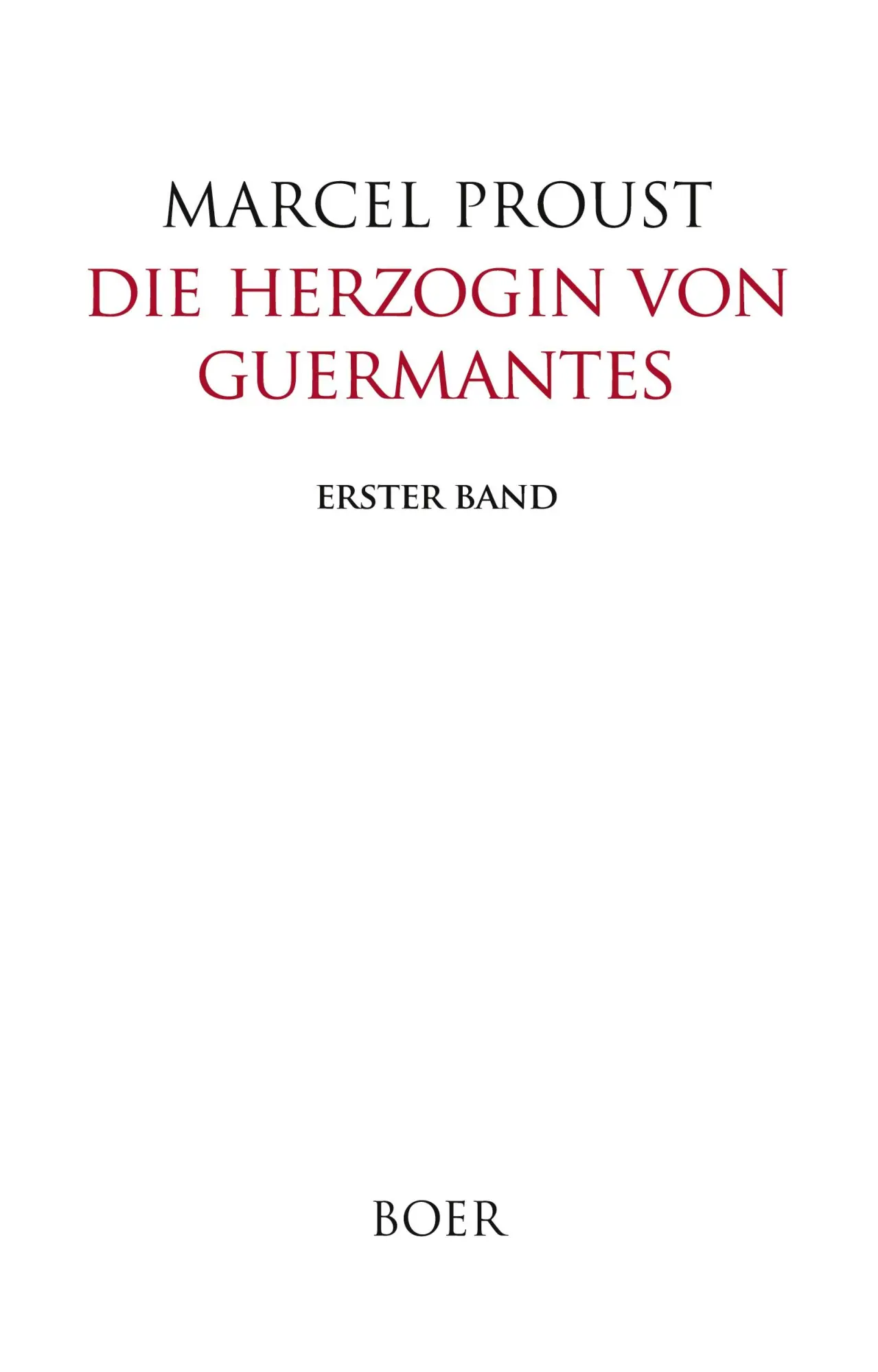 Cover: 9783966622813 | Die Herzogin von Guermantes Band 1 | Marcel Proust | Buch | 392 S.