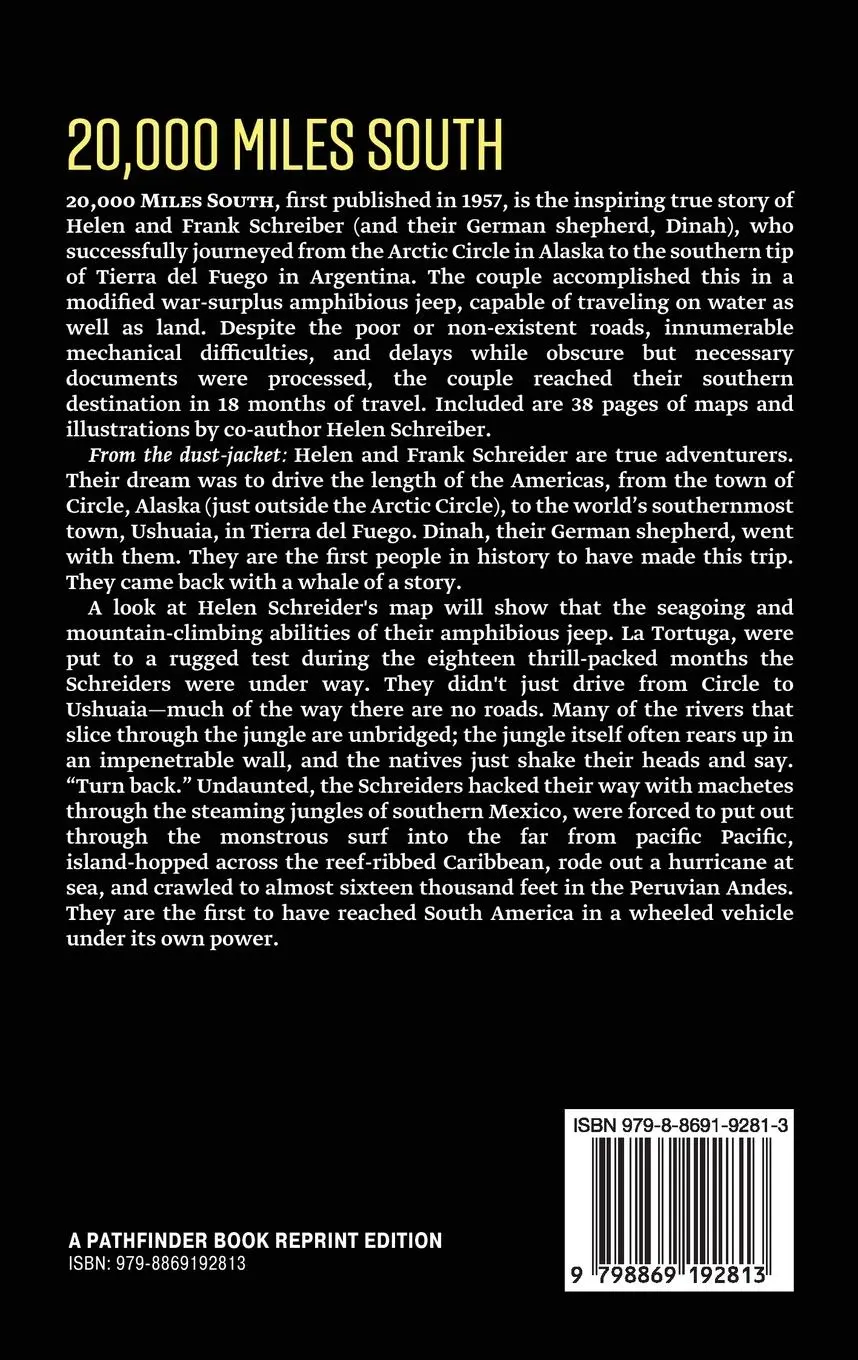 Rückseite: 9798869192813 | 20,000 Miles South | Frank Schreider (u. a.) | Taschenbuch | Englisch