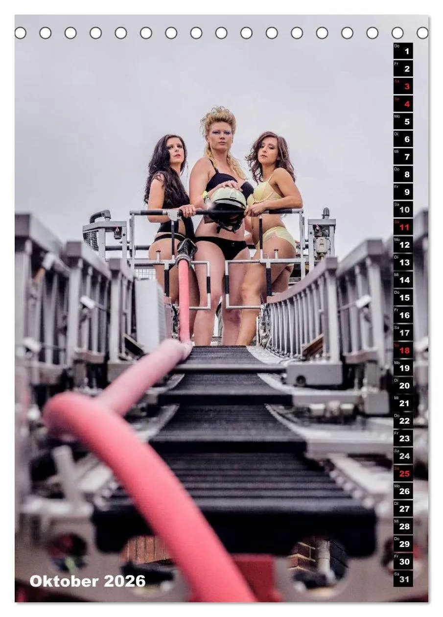 Bild: 9783516462913 | Feuerwehrkalender 2026 (Tischkalender 2026 DIN A5 hoch), CALVENDO...